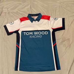 Racing pit crew shirt.   Team shirt, exceptional colors, look and feel size L.